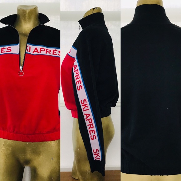 Chic NWT APRES SKI Zip Sweatshirt XL Extra-Large - Picture 3 of 14